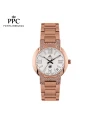 นาฬิกาข้อมือ PPC FONTAINEBLEAU PPC-EC08-RG-WE LE BRETON MODERN DIAMOND DATE 32 MM,ROSEGOLD / WHITE