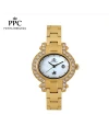 นาฬิกาข้อมือ PPC FONTAINEBLEAU PPC-EC09-GD-WE OVALE HORIZONTAL COURT DATE 34 MM,GOLD / WHITE นาฬิกาข้อมือ PPC FONTAINEBLEAU PPC-EC09-GD-WE OVALE HORIZONTAL COURT DATE 34 MM,GOLD / WHITE
