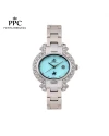 นาฬิกาข้อมือ PPC FONTAINEBLEAU PPC-EC09-LBU OVALE HORIZONTAL COURT DATE 34 MM,LIGHT BLUE