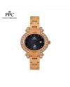 "นาฬิกาข้อมือ PPC FONTAINEBLEAU PPC-EC09-RG-BK  OVALE HORIZONTAL COURT DATE 34 MM,ROSEGOLD / BLACK"