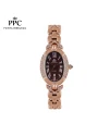 นาฬิกาข้อมือ PPC FONTAINEBLEAU PPC-EC10-RG-BR OVALE MERIFIN DATE 25 MM,ROSEGOLD / BROWN