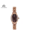 นาฬิกาข้อมือ PPC FONTAINEBLEAU PPC-EC10-RG-BR OVALE MERIFIN DATE 25 MM,ROSEGOLD / BROWN