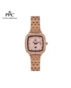นาฬิกาข้อมือ PPC FONTAINEBLEAU PPC-EC11-RG-LPK DORÉE DIAMOND SHIELD DATE 28 MM,ROSEGOLD / LIGHT PINK
