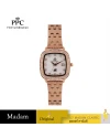 นาฬิกาข้อมือ PPC FONTAINEBLEAU PPC-EC11-RG-WE DORÉE DIAMOND SHIELD DATE 28 MM,ROSEGOLD / WHITE