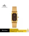 นาฬิกาข้อมือ PPC FONTAINEBLEAU PPC-EC12-GD-BR DORÉE CLASSIC LUXE DATE 22.5 MM,GOLD / BROWN