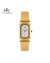 นาฬิกาข้อมือ PPC FONTAINEBLEAU PPC-EC12-GD-WE DORÉE CLASSIC LUXE DATE 22.5 MM,GOLD / WHITE