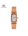 นาฬิกาข้อมือ PPC FONTAINEBLEAU PPC-EC12-RG-WE DORÉE CLASSIC LUXE DATE 22.5 MM,ROSEGOLD / WHITE