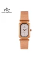 นาฬิกาข้อมือ PPC FONTAINEBLEAU PPC-EC12-RG-WE DORÉE CLASSIC LUXE DATE 22.5 MM,ROSEGOLD / WHITE