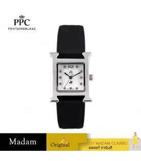 นาฬิกาข้อมือ PPC FONTAINEBLEAU PPC-EC13-BK-WE DORÉE CLASSIC H 22.5 MM,BLACK / WHITE