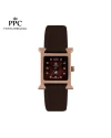 นาฬิกาข้อมือ PPC FONTAINEBLEAU PPC-EC13-BR-RBR DORÉE CLASSIC H 22.5 MM,BROWN / ROSEGOLD BROWN