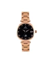 นาฬิกาข้อมือ PPC FONTAINEBLEAU PPC-EC14-RG-BK JOAN MODERN DIAMOND DATE 34 MM,ROSEGOLD / BLACK