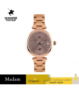 นาฬิกาข้อมือ PPC FONTAINEBLEAU PPC-EC14-RG-ORS JOAN MODERN DIAMOND DATE 34 MM,ROSEGOLD / OLD ROSE