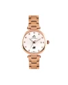 นาฬิกาข้อมือ PPC FONTAINEBLEAU PPC-EC14-RG-WE JOAN MODERN DIAMOND DATE 34 MM,ROSEGOLD / WHITE