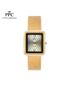 นาฬิกาข้อมือ PPC FONTAINEBLEAU PPC-EC15-GD-SGD DORÉE LINEA DATE 30 MM,GOLD / SILVER GOLD
