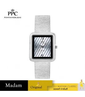 นาฬิกาข้อมือ PPC FONTAINEBLEAU PPC-EC15-WE DORÉE LINEA DATE 30 MM,WHITE