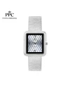 นาฬิกาข้อมือ PPC FONTAINEBLEAU PPC-EC15-WE DORÉE LINEA DATE 30 MM,WHITE