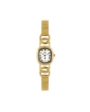 นาฬิกาข้อมือ PPC FONTAINEBLEAU PPC-ED03-GD-WE OVALE ROMAN CLASSIC DATE 23 MM,GOLD/ WHITE