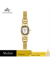 นาฬิกาข้อมือ PPC FONTAINEBLEAU PPC-ED03-GD-WE OVALE ROMAN CLASSIC DATE 23 MM,GOLD/ WHITE