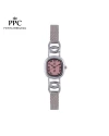 นาฬิกาข้อมือ PPC FONTAINEBLEAU PPC-ED03-PK OVALE ROMAN CLASSIC DATE 23 MM,PINK
