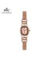 นาฬิกาข้อมือ PPC FONTAINEBLEAU PPC-ED03-RG OVALE ROMAN CLASSIC DATE 23 MM,ROSEGOLD