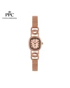 นาฬิกาข้อมือ PPC FONTAINEBLEAU PPC-ED03-RG OVALE ROMAN CLASSIC DATE 23 MM,ROSEGOLD
