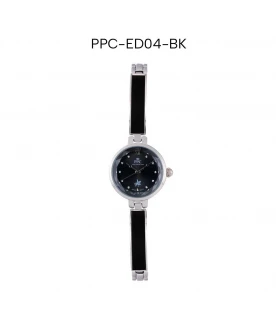 นาฬิกาข้อมือ PPC FONTAINEBLEAU PPC-ED04-BK CANNES GLITTER 23 MM,BLACK
