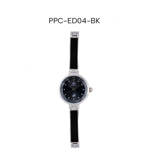 นาฬิกาข้อมือ PPC FONTAINEBLEAU PPC-ED04-BK CANNES GLITTER 23 MM,BLACK