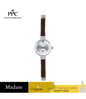 นาฬิกาข้อมือ PPC FONTAINEBLEAU PPC-ED04-WE CANNES GLITTER 23 MM,WHITE