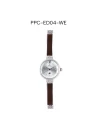 นาฬิกาข้อมือ PPC FONTAINEBLEAU PPC-ED04-WE CANNES GLITTER 23 MM,WHITE