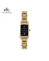 นาฬิกาข้อมือ PPC FONTAINEBLEAU PPC-ED05-GD-BK DORÉE GLIMMER DATE 20.5 MM,GOLD / BLACK