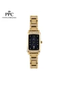 นาฬิกาข้อมือ PPC FONTAINEBLEAU PPC-ED05-GD-BK DORÉE GLIMMER DATE 20.5 MM,GOLD / BLACK