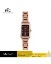 นาฬิกาข้อมือ PPC FONTAINEBLEAU PPC-ED05-RG-BR DORÉE GLIMMER DATE 20.5 MM,ROSEGOLD / BROWN