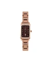 นาฬิกาข้อมือ PPC FONTAINEBLEAU PPC-ED05-RG-BR DORÉE GLIMMER DATE 20.5 MM,ROSEGOLD / BROWN