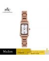นาฬิกาข้อมือ PPC FONTAINEBLEAU PPC-ED05-RG-WE DORÉE GLIMMER DATE 20.5 MM,ROSEGOLD / WHITE