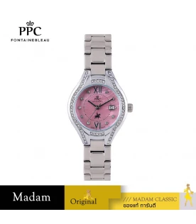 นาฬิกาข้อมือ PPC FONTAINEBLEAU PPC-ED06-PK CANNES VALLORA DATE 30 MM,PINK