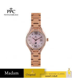 นาฬิกาข้อมือ PPC FONTAINEBLEAU PPC-ED06-RG-LPK CANNES VALLORA DATE 30 MM,ROSEGOLD / LIGHT PINK