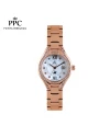 นาฬิกาข้อมือ PPC FONTAINEBLEAU PPC-ED06-RG-WE CANNES VALLORA DATE 30 MM,ROSEGOLD / WHITE