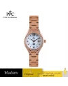 นาฬิกาข้อมือ PPC FONTAINEBLEAU PPC-ED06-RG-WE CANNES VALLORA DATE 30 MM,ROSEGOLD / WHITE
