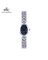 นาฬิกาข้อมือ PPC FONTAINEBLEAU  PPC-ED07-BK OVALE ROMAN CLASSIC DATE 22.5 MM,BLACK