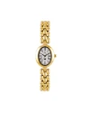 นาฬิกาข้อมือ PPC FONTAINEBLEAU PPC-ED07-GD-WE OVALE ROMAN CLASSIC DATE 22.5 MM,GOLD / WHITE