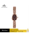 นาฬิกาข้อมือ PPC FONTAINEBLEAU PPC-ED07-RG-BR OVALE ROMAN CLASSIC DATE 22.5 MM,ROSEGOLD / BROWN นาฬิกาข้อมือ PPC FONTAINEBLEAU PPC-ED07-RG-BR OVALE ROMAN CLASSIC DATE 22.5 MM,ROSEGOLD / BROWN