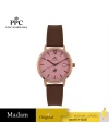 นาฬิกาข้อมือ PPC FONTAINEBLEAU PPC-ED09-BR-RPK LER BRETON MODERN 35 MM,BROWN / ROSEGOLD PINK
