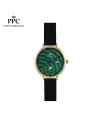 นาฬิกาข้อมือ PPC FONTAINEBLEAU PPC-ED10-BK-GGN JEUNESSE VÉLA DATE 32 MM,BLACK / GOLD GREEN