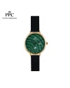 นาฬิกาข้อมือ PPC FONTAINEBLEAU PPC-ED10-BK-GGN JEUNESSE VÉLA DATE 32 MM,BLACK / GOLD GREEN