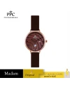 นาฬิกาข้อมือ PPC FONTAINEBLEAU PPC-ED10-BR-RBR JEUNESSE VÉLA DATE 32 MM,BROWN / ROSEGOLD BROWN