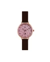 นาฬิกาข้อมือ PPC FONTAINEBLEAU PPC-ED10-BR-RPK JEUNESSE VÉLA DATE 32 MM,BROWN / ROSEGOLD PINK