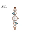 นาฬิกาข้อมือ PPC FONTAINEBLEAU PPC-ED11-RG-WE CANNES CELESRIAL GEM 24 MM,ROSEGOLD / WHITE