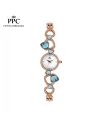 นาฬิกาข้อมือ PPC FONTAINEBLEAU PPC-ED11-RG-WE CANNES CELESRIAL GEM 24 MM,ROSEGOLD / WHITE
