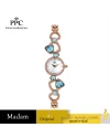 นาฬิกาข้อมือ PPC FONTAINEBLEAU PPC-ED11-RG-WE CANNES CELESRIAL GEM 24 MM,ROSEGOLD / WHITE