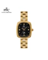 นาฬิกาข้อมือ PPC FONTAINEBLEAU PPC-ED13-GD-BK DORÉE VELURA 22 MM,GOLD / BLACK
